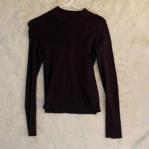 Long sleeve turtleneck brown